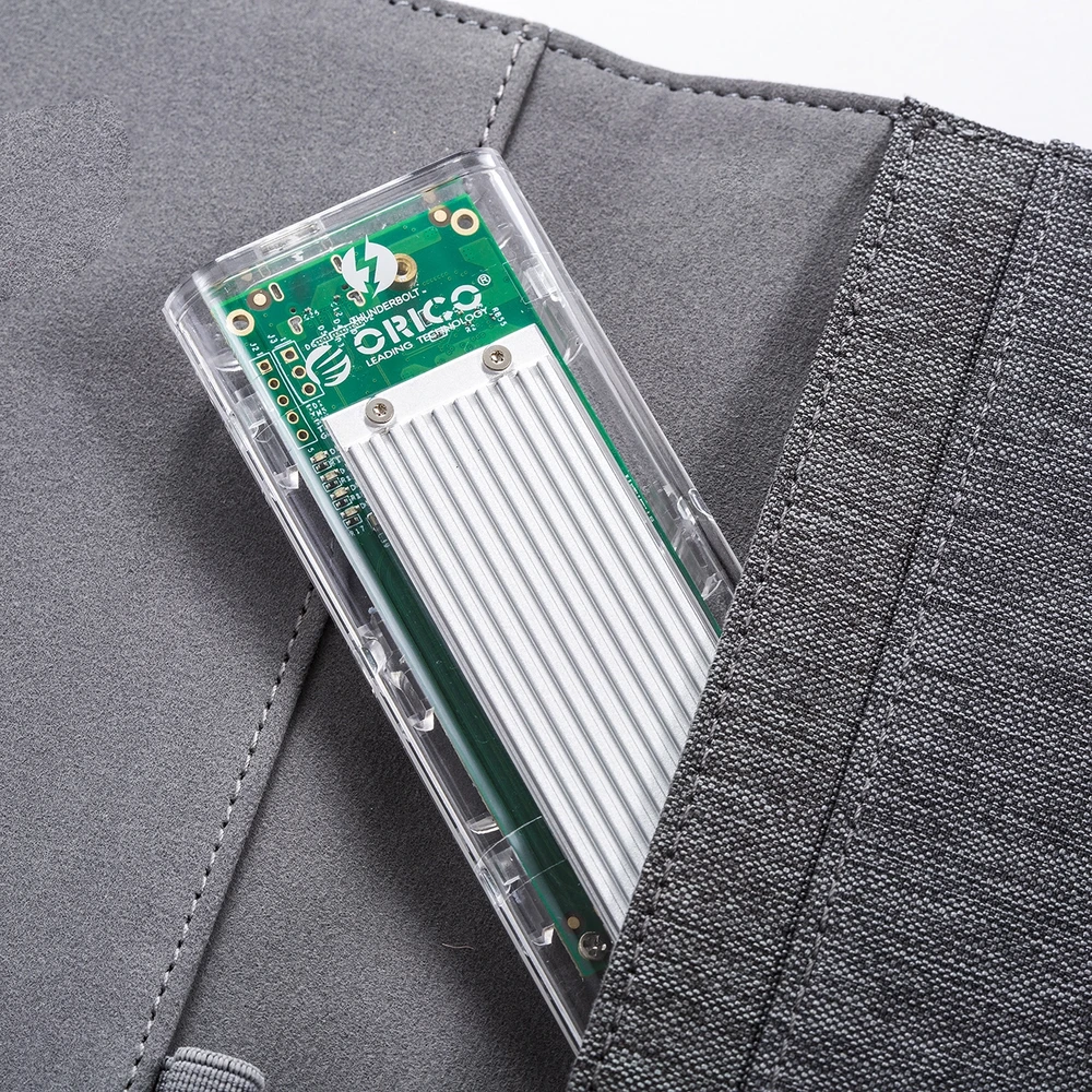 Orico TCM2-C3 M.2 NVME to USB-C 10Gb/s Disk Drive – pilkos spalvos