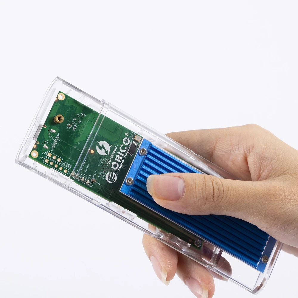 „Orico TCM2-C3“ M.2 NVME į USB-C 10 Gb/s diskas – Mėlyna