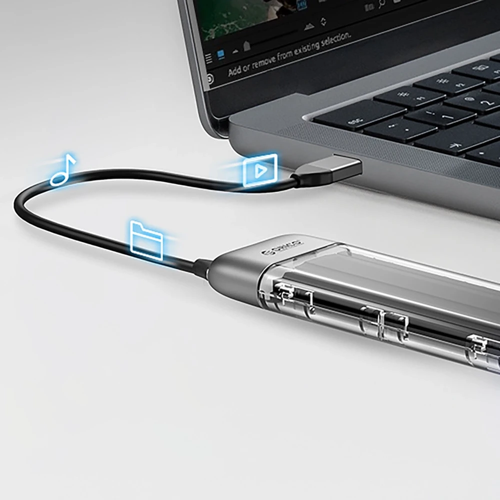 Disko dėžutė Orico TXM2-C3 M.2 NVME USB-C 3.2 10Gb/s – pilkos spalvos