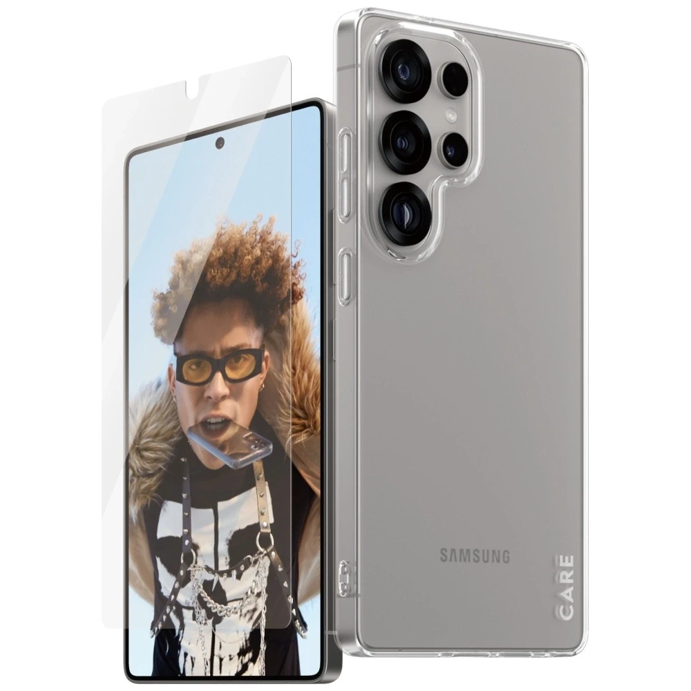 Panzer Glass Apsauginis rinkinys CARE by PanzerGlass Fashion 2in1 Dėklas+Ekrano apsauga Samsung Galaxy S25 Ultra