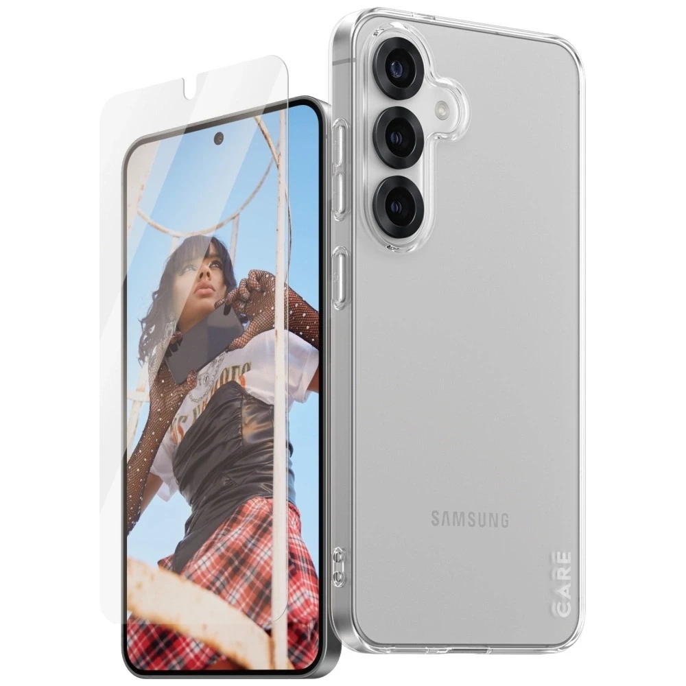 Panzer Glass Apsauginis rinkinys CARE by PanzerGlass Fashion 2in1 Dėklas+Ekrano apsauga Samsung Galaxy S25