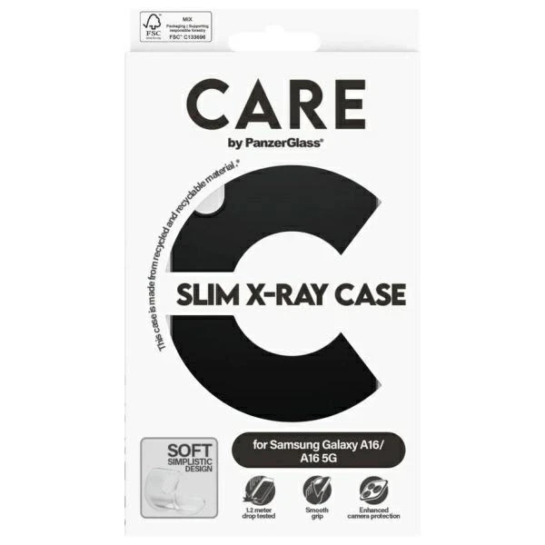 Panzer Glass CARE by PanzerGlass Fashion Samsung Galaxy A16 / A16 5G dėklas telefonui juodos spalvos 3803