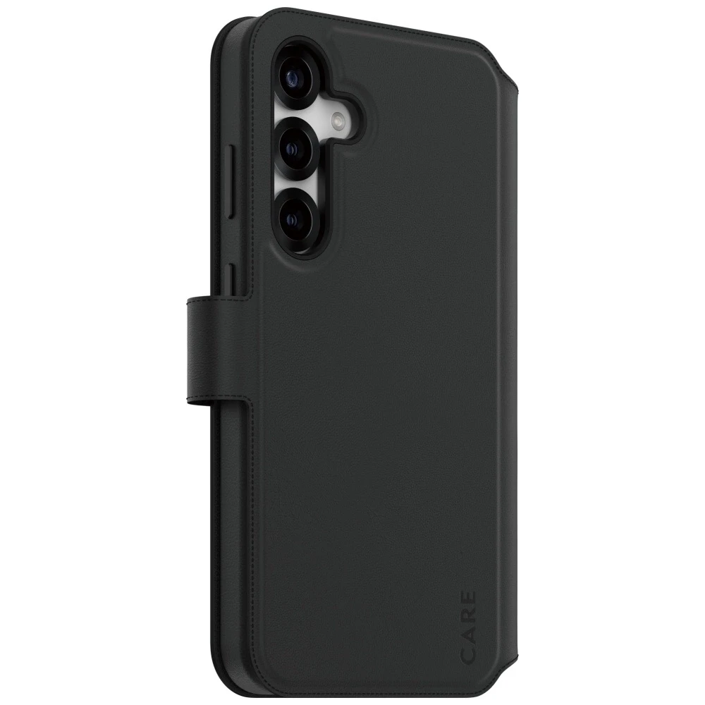 Dėklas Panzer Glass CARE by PanzerGlass Feature Case Tango Du viename piniginė Qi Suderinamas Samsung Galaxy S25 Plus, Juodas