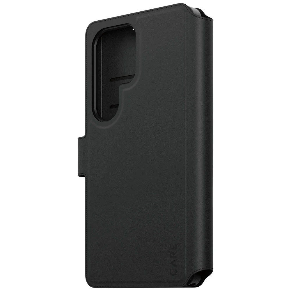 Dėklas Panzer Glass CARE by PanzerGlass Feature Case Tango Du viename piniginė Qi Suderinamas Samsung Galaxy S25 Ultra, Juodas