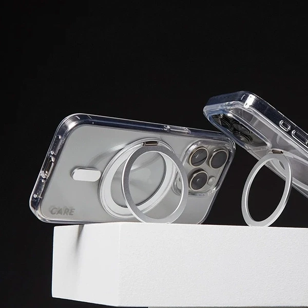 Panzer Glass CARE by PanzerGlass Feature Kickstand Apple iPhone 16 Pro 6.3" sidabrinis/sidabrinis MagSafe 1326