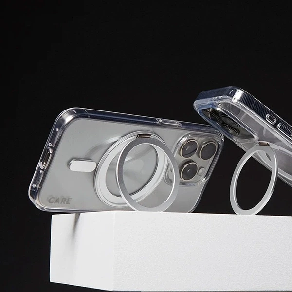 Panzer Glass CARE by PanzerGlass Feature Kickstand Apple iPhone 16 6.1" sidabrinis/sidabrinis MagSafe 1325