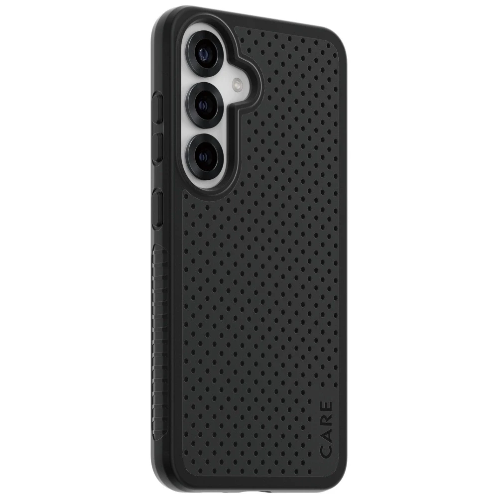 Dėklas Panzer Glass CARE by PanzerGlass Feature Heat Beat Samsung Galaxy S25 juodos spalvos