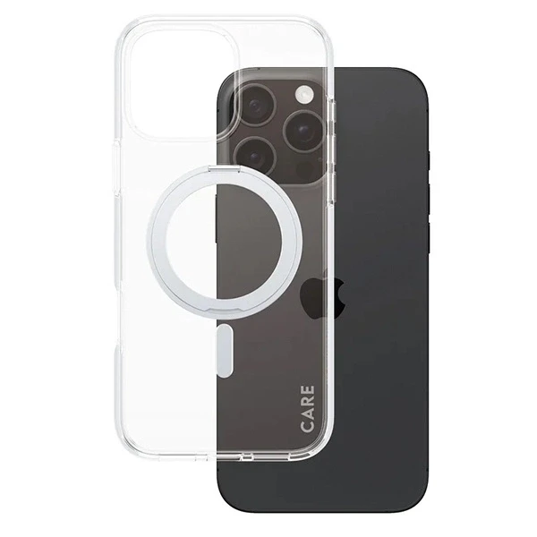 Panzer Glass CARE by PanzerGlass Feature Kickstand Apple iPhone 16 Pro Max 6.9" sidabrinis/sidabrinis MagSafe 1328