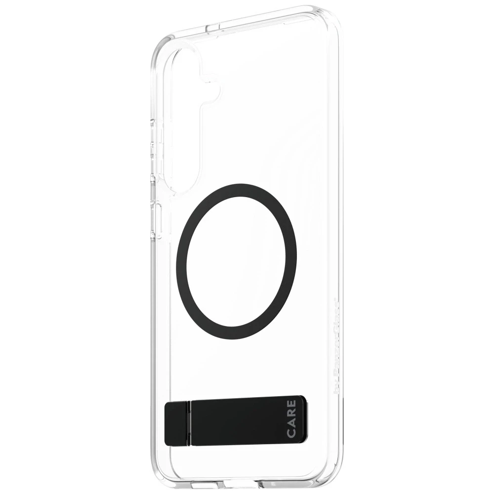 Dėklas Panzer Glass CARE by PanzerGlass Feature Juodas Kickstand & QI Samsung Galaxy S25 Plus dėkals telefonui skaidrus