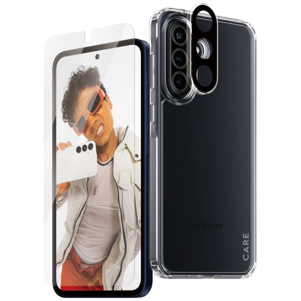 Panzer Glass Apsauginis rinkinys CARE by PanzerGlass Flagship 3in1 dėklas+apsauginis stiklas+kameros apsauga Samsung Galaxy A36 5G