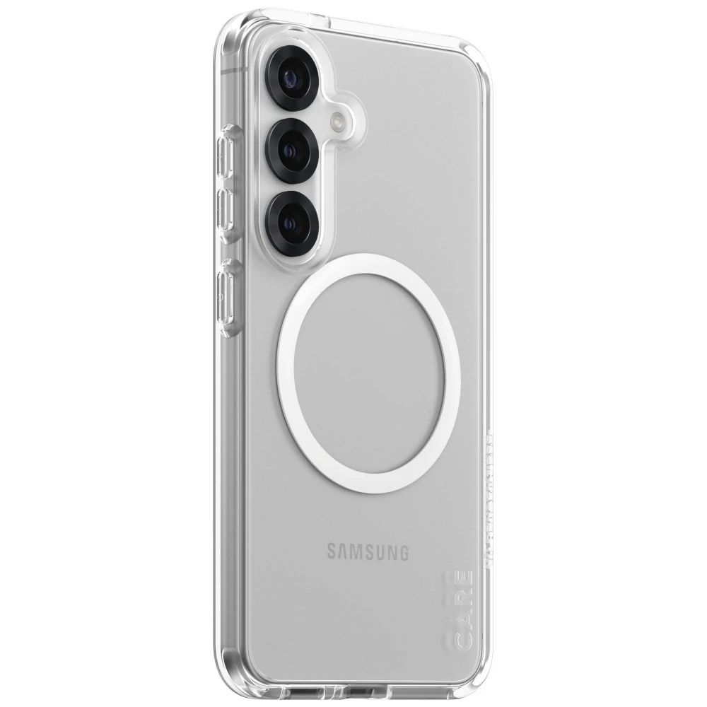 Dėklas Panzer Glass PRIEŽIŪRA Nugaros apsauga | Samsung | Galaxy S25 | Perdirbtas plastikas | Baltas