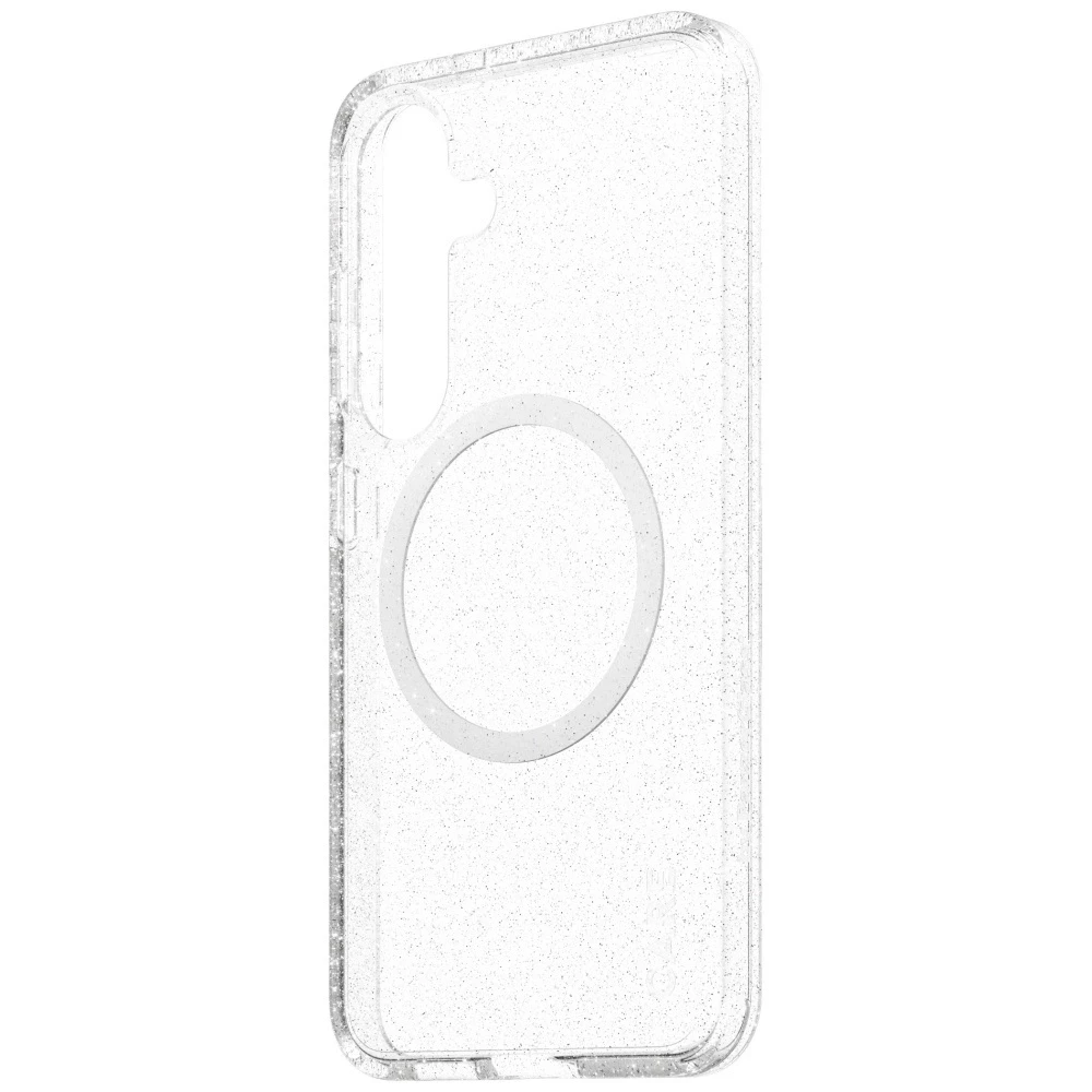 Dėklas PanzerGlass Flagship Urban Combat Starlight Baltas QI Samsung Galaxy S25 skaidrus Panzer Glass CARE