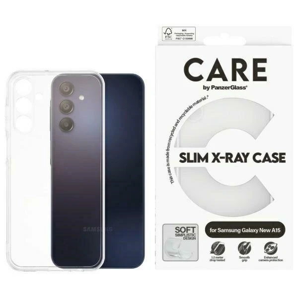 Panzer Glass CARE by PanzerGlass Fashion X-Ray Case Samsung Galaxy A16 / A16 5G dėklas telefonui skaidrus 3806