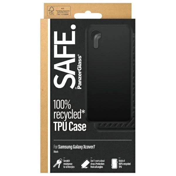 Panzer Glass SAFE by PanzerGlass Samsung Galaxy Xcover7 Hardcase dėklas telefonui juodos spalvos SAFE95981