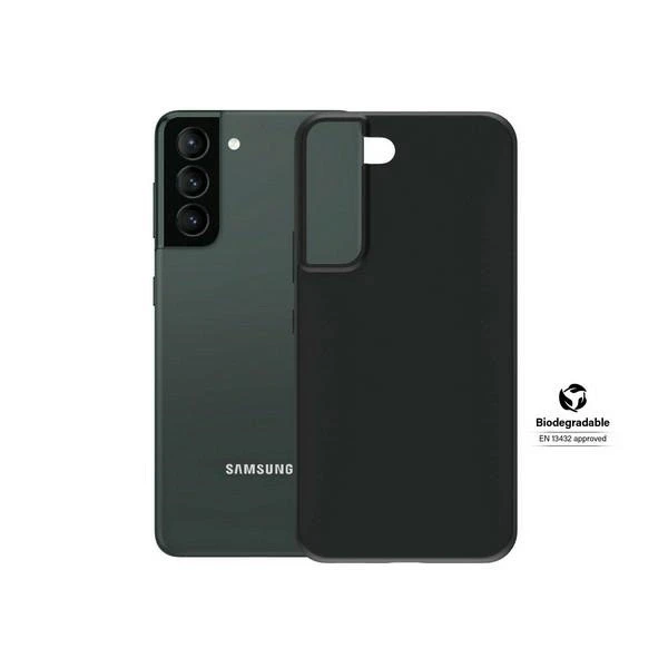 Panzer Glass PanzerGlass biologiškai skaidus dėklas Samsung Galaxy S22+ Bio-pagrindinis plastikas Juodas 100% kompostuojamas. Sudėtyje yra medienos medžiagos. Elegantiškas juodas dizainas. Suderinamas su belaidžiu įkrovimu