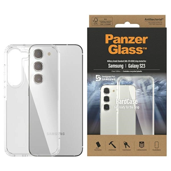 Panzer Glass PanzerGlass kietas dėklas, skirtas Samsung Galaxy S23 AB (skaidrus)