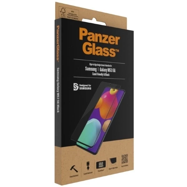 Panzer Glass PanzerGlass™ ekrano apsauga Samsung Galaxy M53 5G | M54 5G | Itin platus pritaikymas