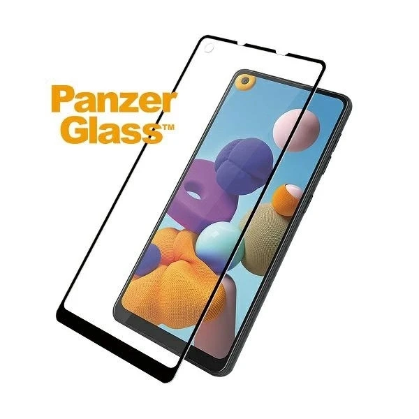 Panzer Glass PanzerGlass Samsung, Galaxy A21, Glass, Juodas, Case Friendly