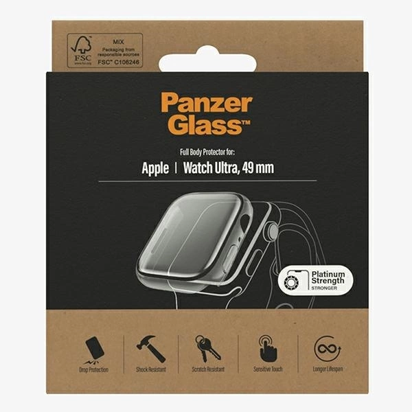 Panzer Glass PanzerGlass Full Body New Apple Watch, 49mm, ekrano apsauga