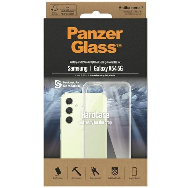 Panzer Glass PanzerGlass Hardantibacterial Military Grade certified Samsung Galaxy A54 5G - dėklas telefonui skaidrus