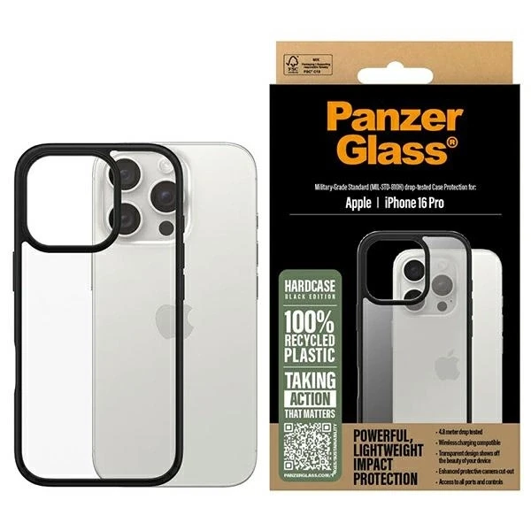 Panzer Glass PanzerGlass HardApple iPhone 16 Pro 6.3" dėklas telefonui juodos spalvos/dėklas telefonui juodos spalvos 1296