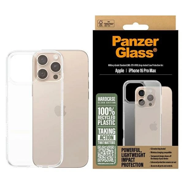 Panzer Glass PanzerGlass HardApple iPhone 16 Pro Max 6.9" dėklas telefonui skaidrus/Transparent 1290