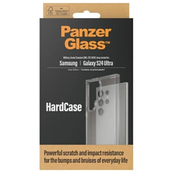 Panzer Glass PanzerGlass HardCase Samsung Galaxy S24 Ultra S928 Military klasės skaidrus 1215