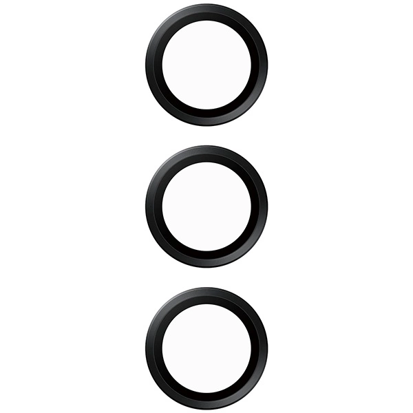 Panzer Glass Apsauginis stiklas 5D Samsung Galaxy S24 / S23 / S23+ PanzerGlass Hoops Camera Lens Protector Hoop Optic Rings 1207 juodos saplvos