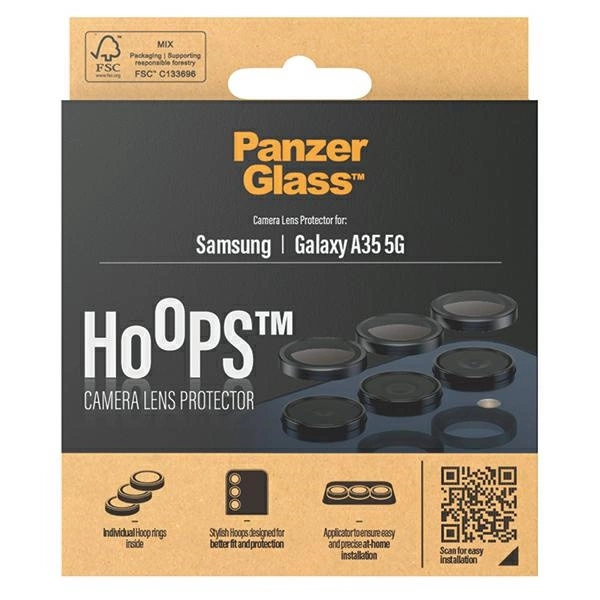 Panzer Glass Samsung Galaxy A35 5G PanzerGlass kameros apsauga (1227) juodos spalvos