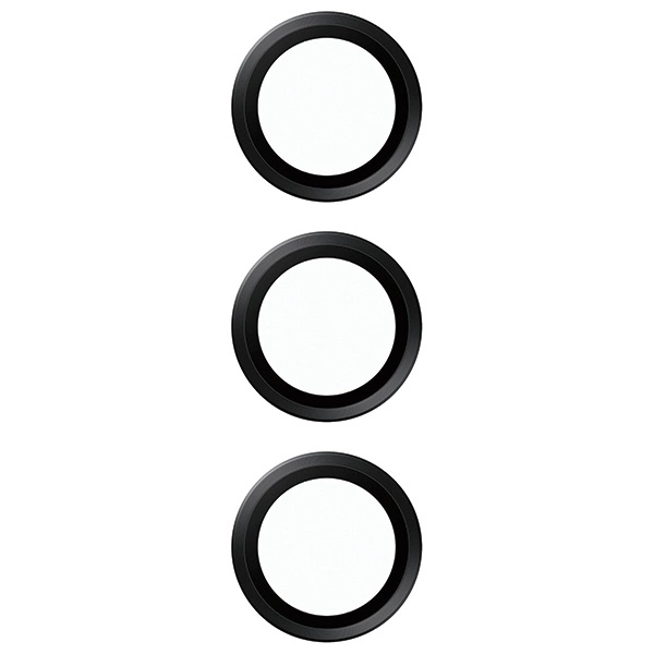 Panzer Glass Apsauginis stiklas 5D Samsung Galaxy A25 5G PanzerGlass Hoops kameros apsauga Hoop Optic Rings juodos spalvos