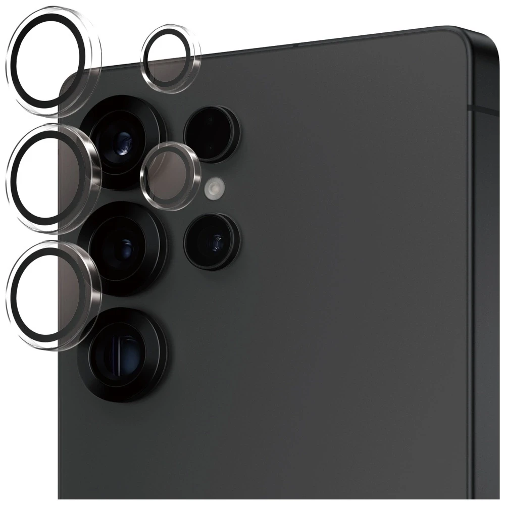 Panzer Glass PanzerGlass Hoops objektyvo apsauga Samsung Galaxy S25 Ultra, skaidrus