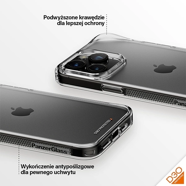 Panzer Glass PanzerGlass D3O ir Military Grade certification Apple iPhone 15 Pro Max - dėklas telefonui skaidrus