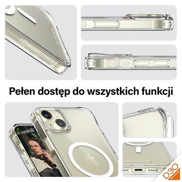 Panzer Glass PanzerGlass™ HardCase MagSafe Suderinamas su D3O iPhone 15 Plus
