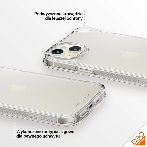 Panzer Glass PanzerGlass Hardwith D3O and Military Grade Certification for Apple iPhone 15 Plus / 14 Plus - dėklas telefonui skaidrus