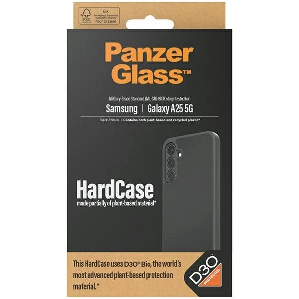 Panzer Glass PanzerGlass Hard Samsung Galaxy A25 5G D3O MagSafe 3xMilitary grade dėklas telefonui skaidrus 0468
