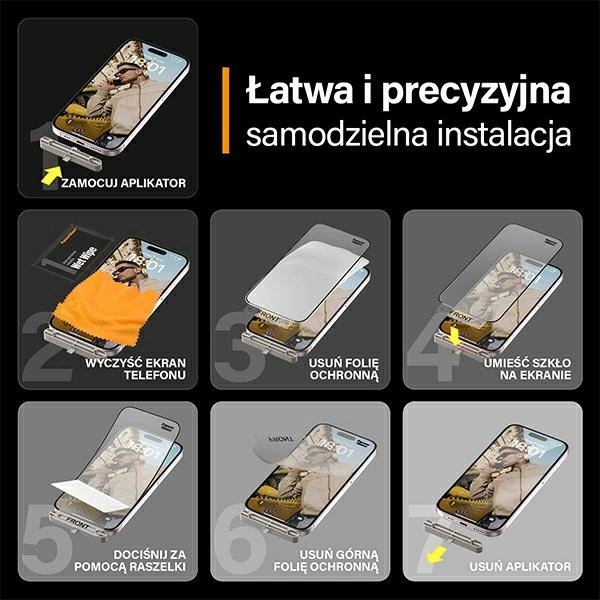 Panzer Glass PanzerGlass | Ekrano apsauga | Apple | iPhone 15 | Perdirbtas plastikas | Skaidrus | Itin platus pritaikymas; Lengvas montavimas; Atsparus pirštų atspaudams; Apsaugo nuo pageltimo; Lietimo jautrumas | MATRIX su D3O
