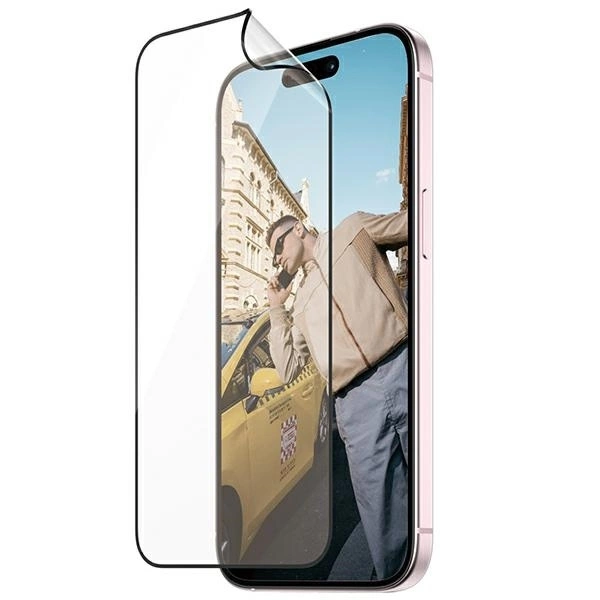 Panzer Glass PanzerGlass | Ekrano apsauga | Apple | iPhone 15 | Perdirbtas plastikas | Skaidrus | Itin platus pritaikymas; Lengvas montavimas; Atsparus pirštų atspaudams; Apsaugo nuo pageltimo; Lietimo jautrumas | MATRIX su D3O