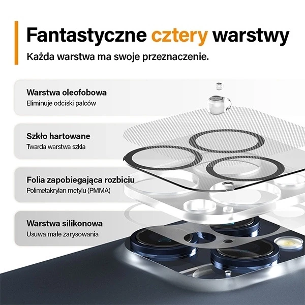 Panzer Glass PanzerGlass | PicturePerfect | Objektyvo apsauga | Apple | iPhone 15 Pro / 15 Pro Max | Stiklas | Juodas