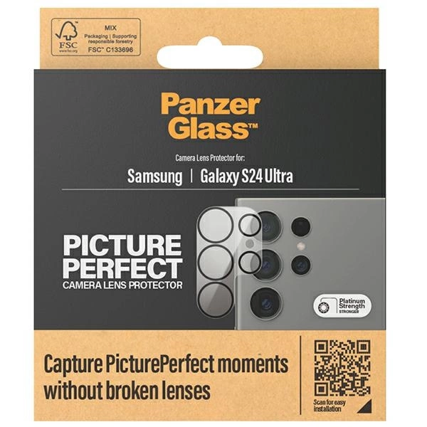 Panzer Glass Apsauginis stiklas telefono kamerai Samsung Galaxy S24 Ultra PanzerGlass Picture Perfect Kameros Lens (1206)