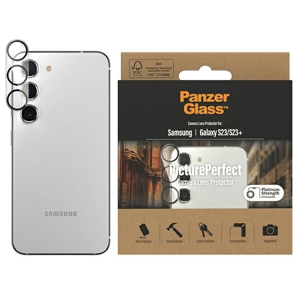 Panzer Glass Apsauginis stiklas telefono kamerai Samsung Galaxy S22 / S22 Plus PanzerGlass Picture Perfect Camera Lens