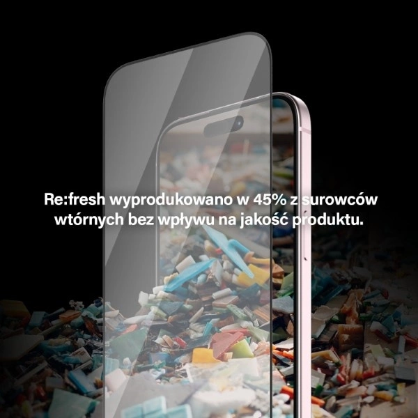 Panzer Glass PanzerGlass Re:fresh Glass Apple iPhone 15 su padėties nustatymo reguliatoriumi