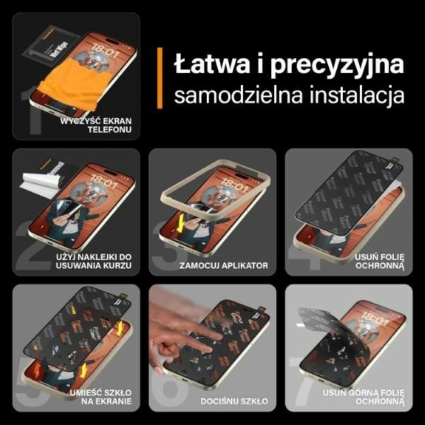 Panzer Glass PanzerGlass Re: Fresh Glass Apple iPhone 15 Plus su padėties nustatymo įtaisu