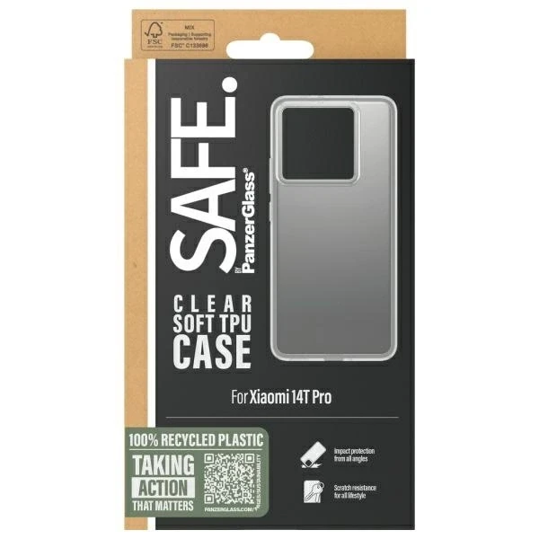 Panzer Glass SAFE iš PanzerGlass Xiaomi 14T Pro Hardcase skaidrus SARTPUCG58319
