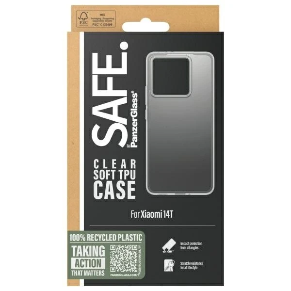 Panzer Glass SAFE by PanzerGlass Xiaomi 14T Hardcase skaidrus SARTPUCG58564