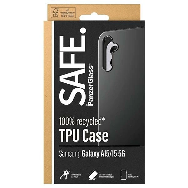 Panzer Glass SAFE by PanzerGlass Samsung Galaxy A15 / A15 5G - dėklas telefonui juodos spalvos