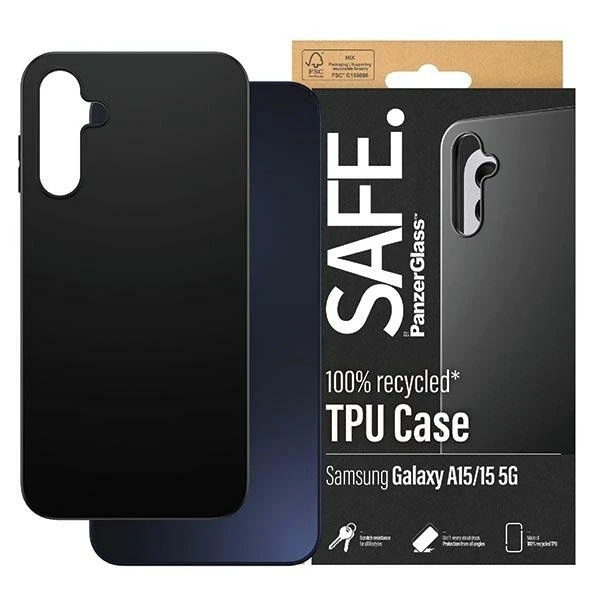 Panzer Glass SAFE by PanzerGlass Samsung Galaxy A15 / A15 5G - dėklas telefonui juodos spalvos
