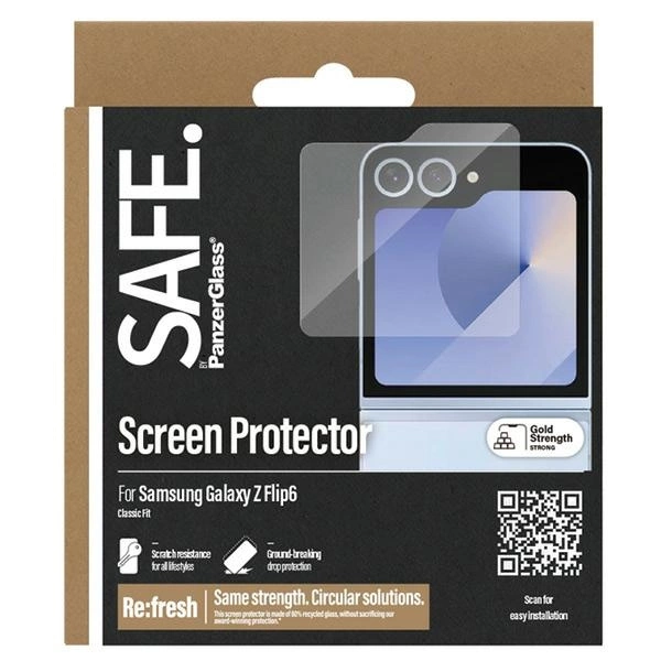 Panzer Glass SAFE by PanzerGlass Apsauginis stiklas Samsung Galaxy Z Flip6
