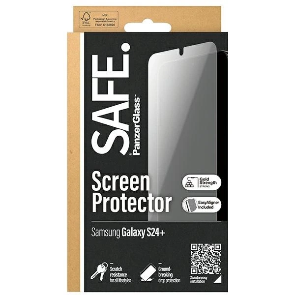 Panzer Glass Samsung Galaxy S24+ Ultra-Wide Fit EasyAligner Glass by Safe