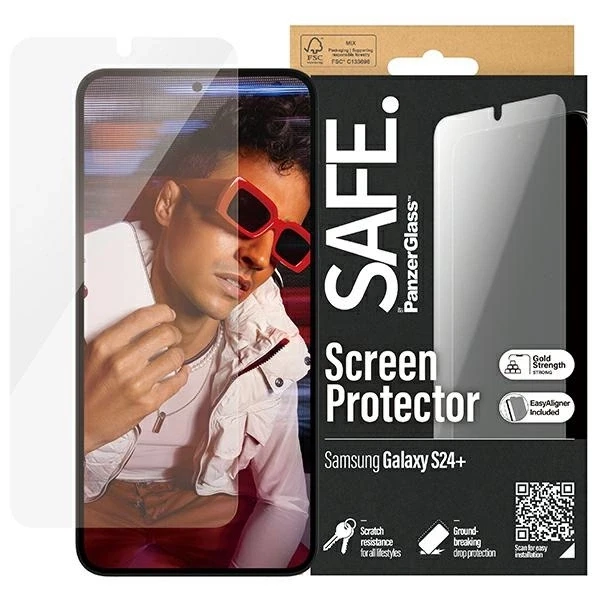 Panzer Glass Samsung Galaxy S24+ Ultra-Wide Fit EasyAligner Glass by Safe