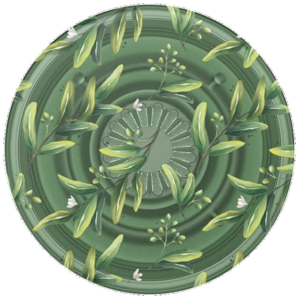 Grip and stand for phone Popsockets PlantCore Grip Olive žalios spalvos 807373